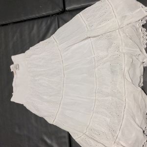 J Glee Size medium white skirt